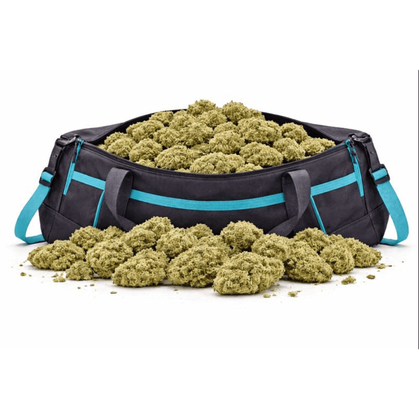 Sac de Fleur CBD+ "Buddha fruit" remplie de fleurs CBD bio, arôme fruité, disponible en boutique cbd Caen, collection Fleurs CBD +.