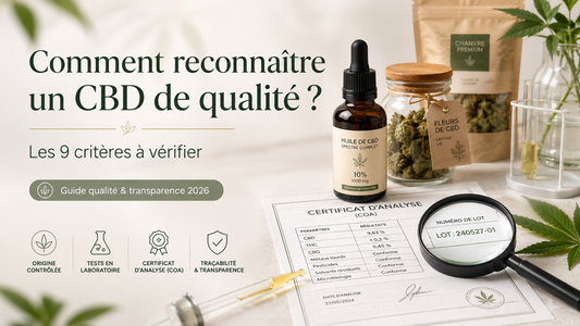 CBD de qualité : 9 critères pour choisir
