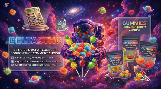 Bonbon CBD🍬 Bonbon delta9-THC : Guide achat complet