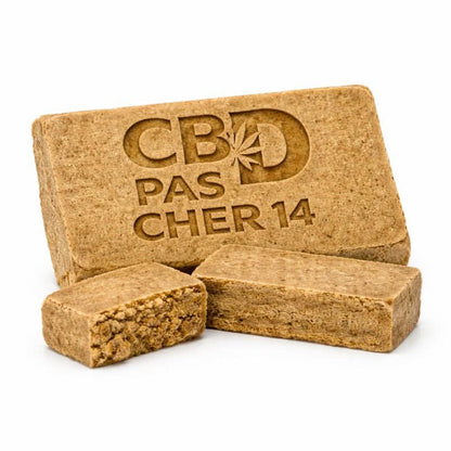 Bloc de résine cbd pas cher caen avec texture compacte pour Fleur 60% CBD "Frozen" de la collection Résine CBD et Nos promos.