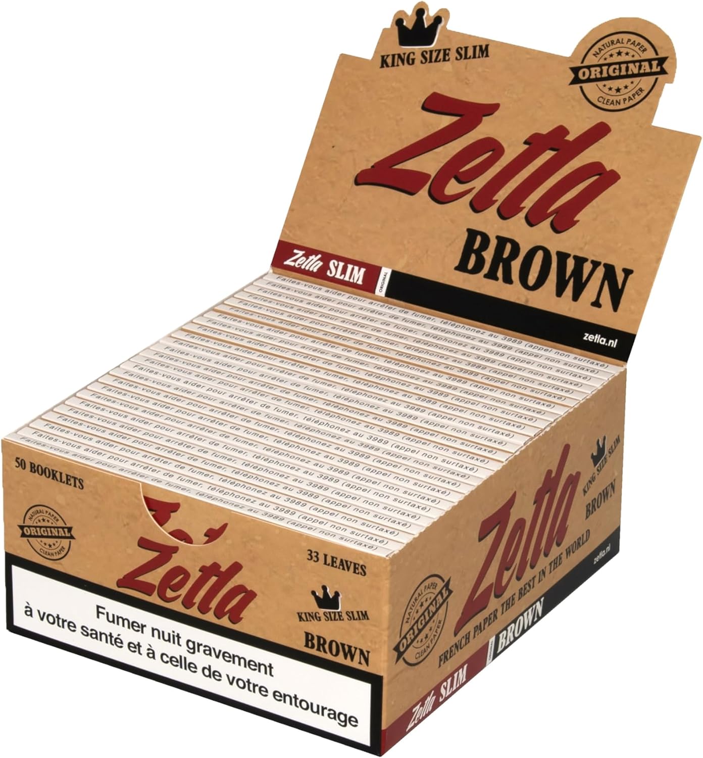 Slim 11/4 non blanchie "Zelta Brown"