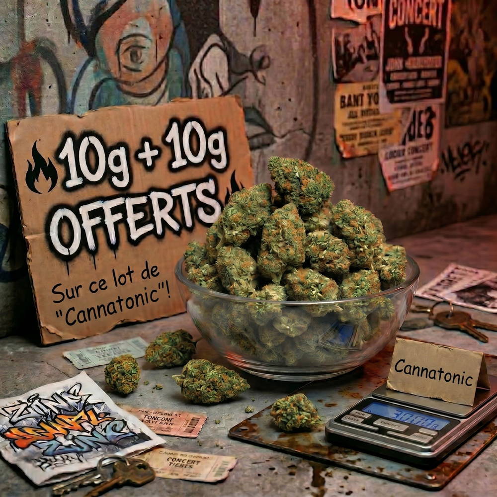❌ Fleur CBD 🌿 "Cannatonic"