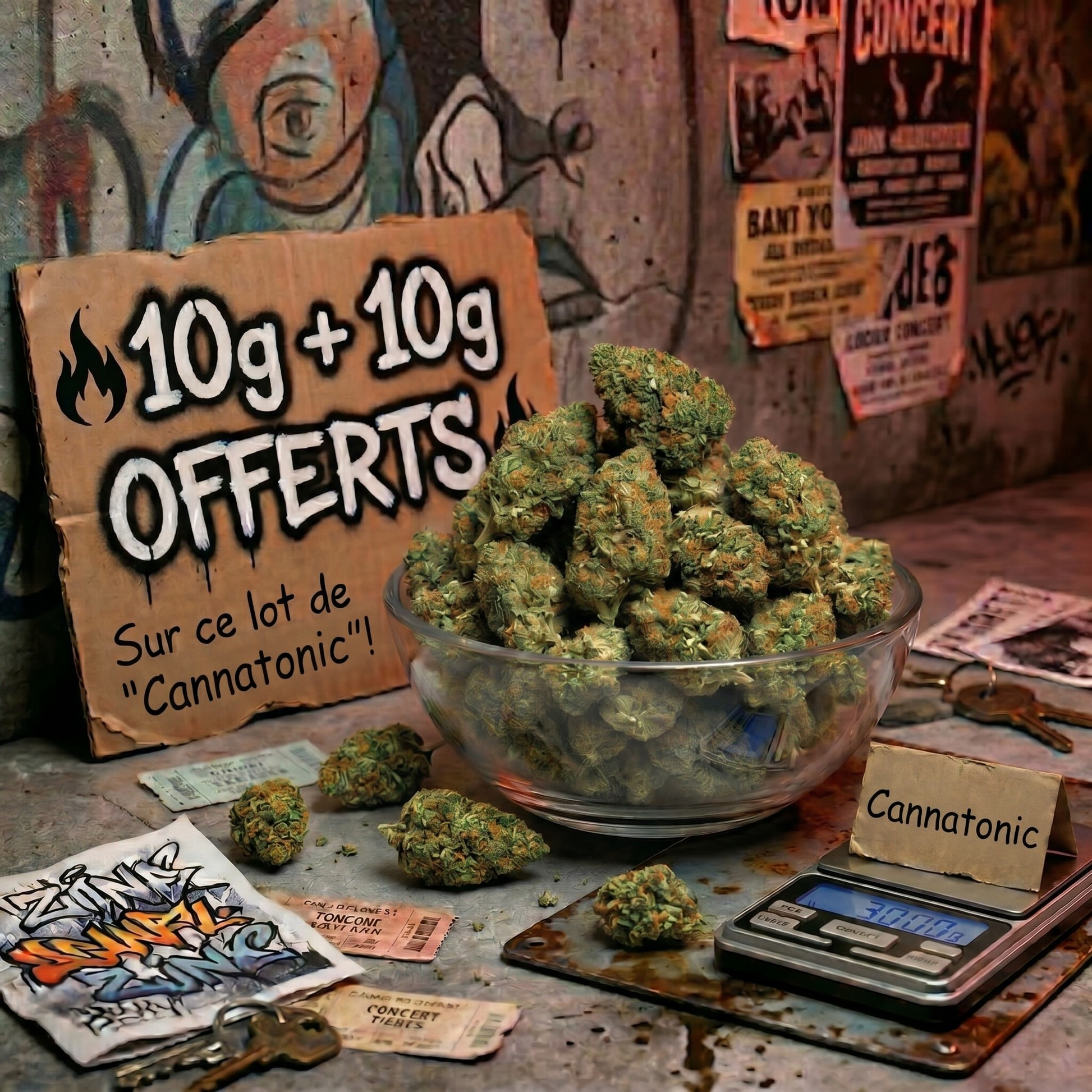 Fleur CBD 🌿 "Cannatonic"