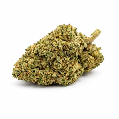 Fleur CBD+ "Buddha fruit", variété aux arômes fruités, idéale pour détente légère, disponible en boutique CBD à Caen.