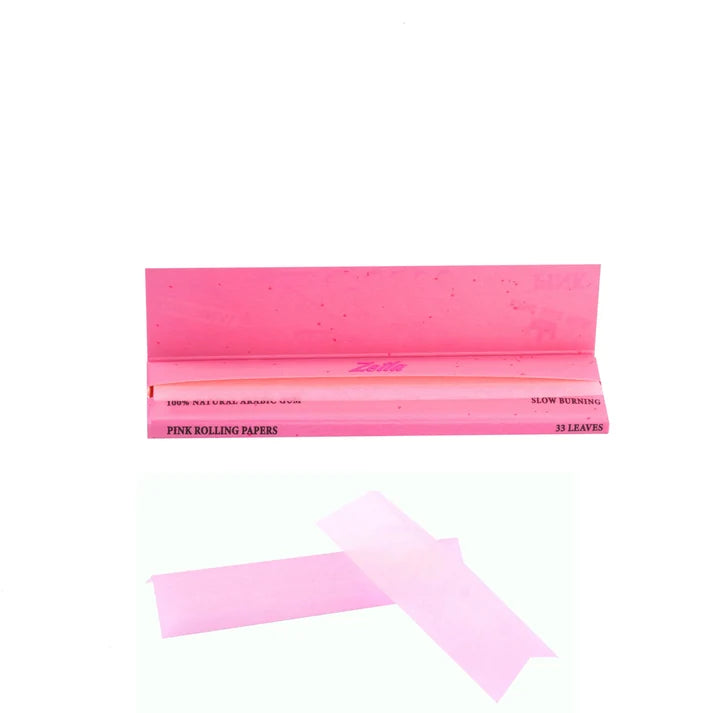 Feuilles à rouler slim rose 🩷 "Zelta pink"