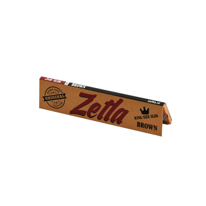 Paquet de feuilles Zelta brun slim, léger et facile à rouler, idéal pour nos Petits Prix et accessoires Feuilles & Blunts.